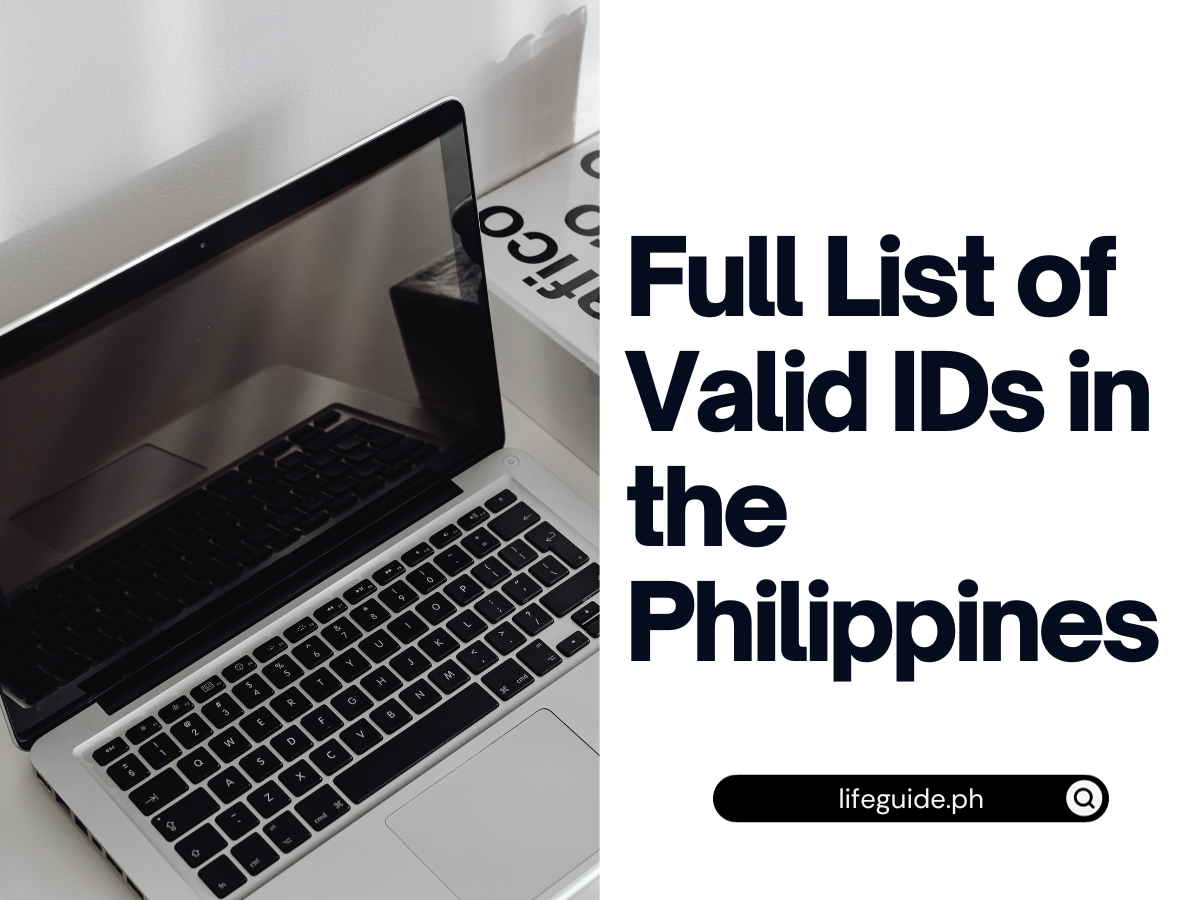 Full List Of Valid Ids In The Philippines Life Guide Ph 